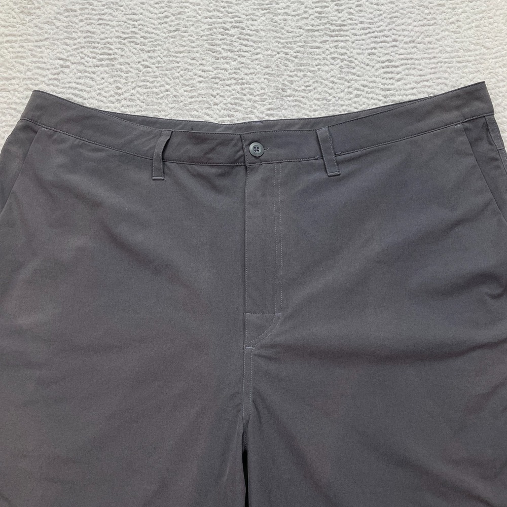 Saxx Go To Town 2 n 1 Shorts Mens Size 40 Gray Ballpark Pouch 8" - Picture 2 of 12